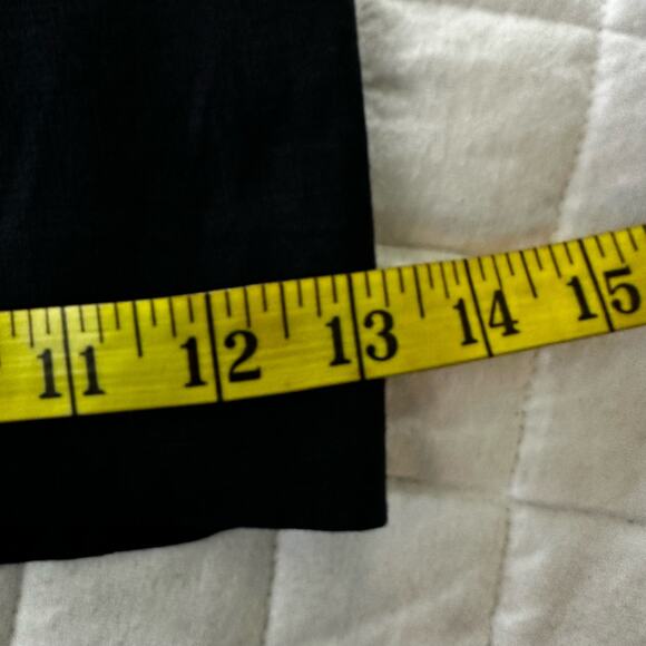 THERE WAS ONE Womens Shorts 29" Navy High Waisted Preppy Quiet Luxury Summer - Picture 13 of 13